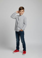 MNG BOYS STRIPES COTTON SHIRT