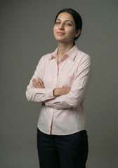 WOMEN'S SMALL FLOWERS PRINT SHIRT