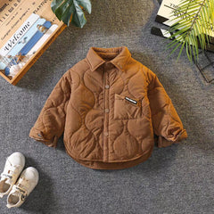 KXNDK KIDS MUST BE HAPPY PUFFER JACKET