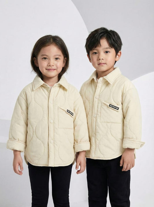 KXNDK KIDS MUST BE HAPPY PUFFER JACKET