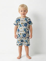 RESERVED Boys Batman Print Short Sleeve T-Shirt & Shorts Set