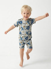 RESERVED Boys Batman Print Short Sleeve T-Shirt & Shorts Set