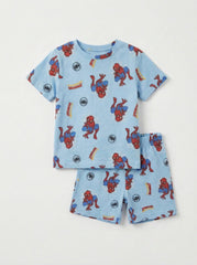 RESERVED Boys Marvel Spider Man T-Shirt & Shorts Set