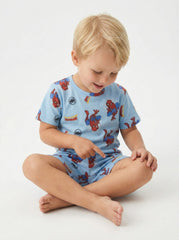RESERVED Boys Marvel Spider Man T-Shirt & Shorts Set