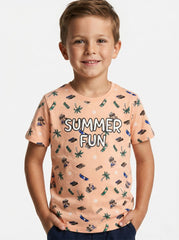 LCW Boys Summer Fun Graphic Print T Shirt