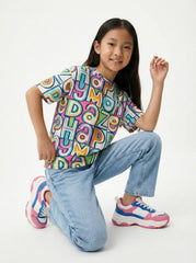 LCW Happy Daze Girls Multicolor Graphic Print T Shirt