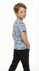 LCW Boys Graphic Print Cool Vibes Short Sleeve T-Shirt