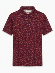 SPF Floral Mens Polo