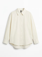 Women's Classic White Button-Down Shirt