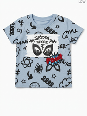 Marvel Spider-Man "Spider Sense" Boys Blue Graphic T-Shirt