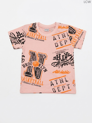 Boys' Athletic Print Short Sleeve T-Shirt