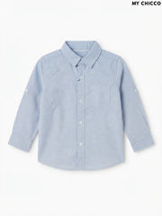 MY CHICCO Kids' Light Blue Button-Down Shirt | Casual Smart Wear