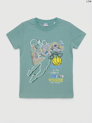 LCW Basketball Graphic Boys' T-Shirt (Sage Green)