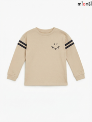Kids' Beige "BE AWESOME" Long-Sleeve T-Shirt – mionti