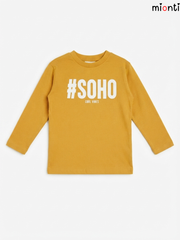 Children's Gold "Cool Vibes" Urban Style Long-Sleeve Top – mionti