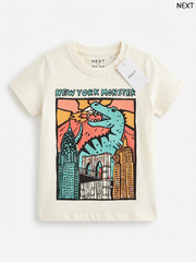 Children's Dinosaur City Print Short-Sleeve Tee – NEXT