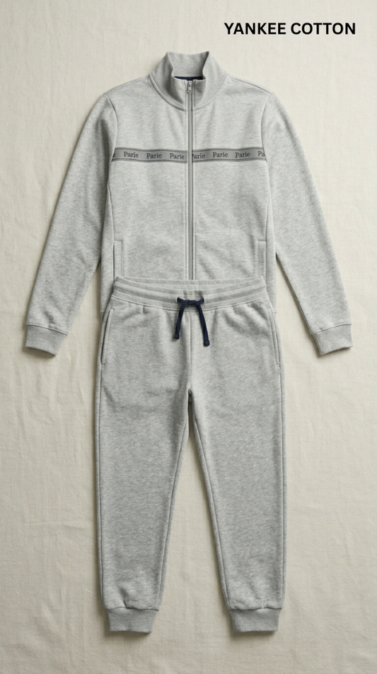 YANKEE COTTON WOMENS ZIPPER TRACKSUIT