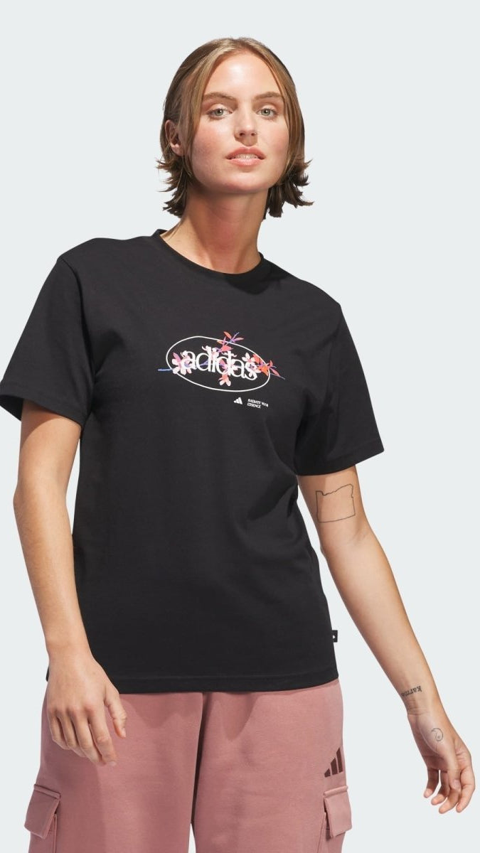 ADI Elements Radiate Floral Graphic T-Shirt - Smgarment's