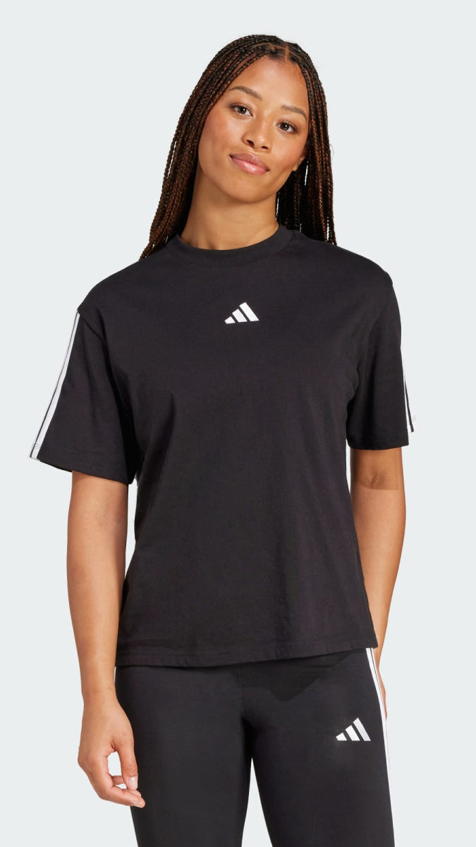 ADI Essentials 3 - Stripes Boyfriend Tee - Smgarment's