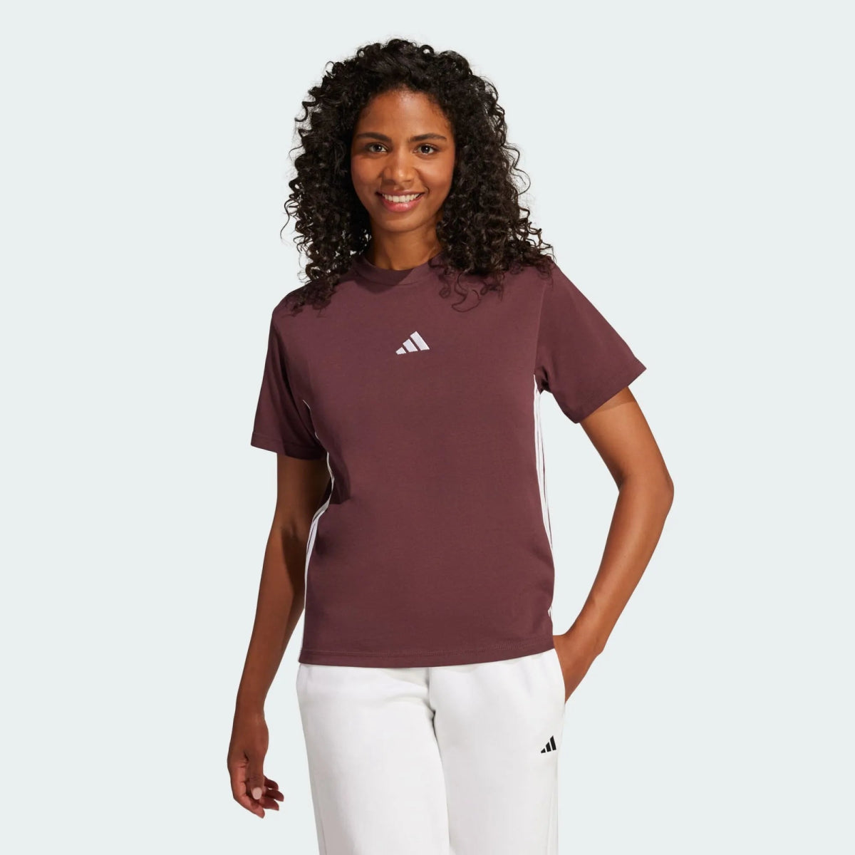 ADI Essentials 3 - Stripes Cotton T-Shirt - Smgarment's