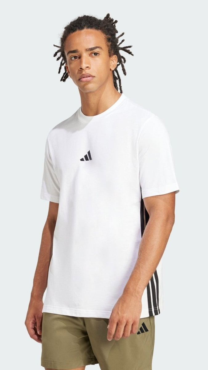 ADI Essentials 3 - Stripes Single Jersey T-Shirt - Smgarment's