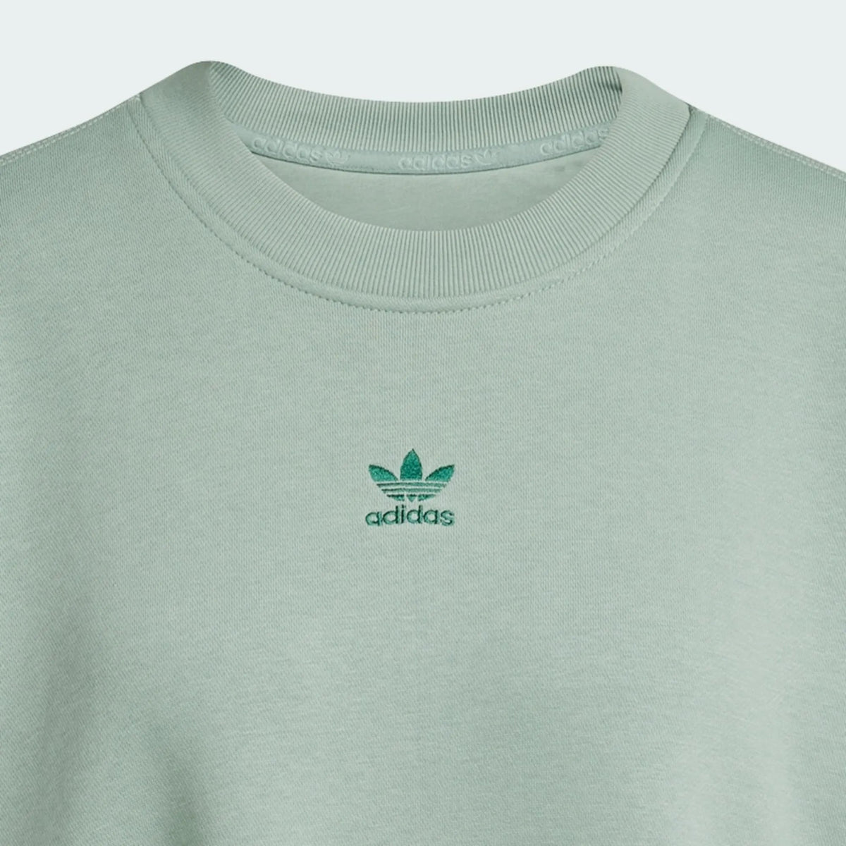 ADI Essentials Fleece Long Oversized Crew Sweatshirt - Smgarment's