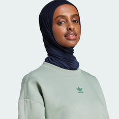 ADI Essentials Fleece Long Oversized Crew Sweatshirt - Smgarment's