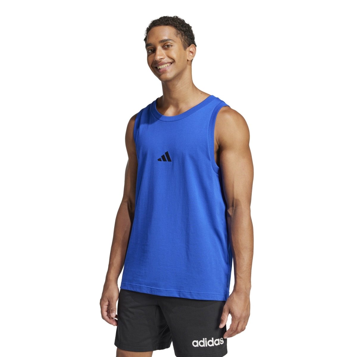 ADI Essentials Small Logo Basic Jersey Tank Top - Smgarment's