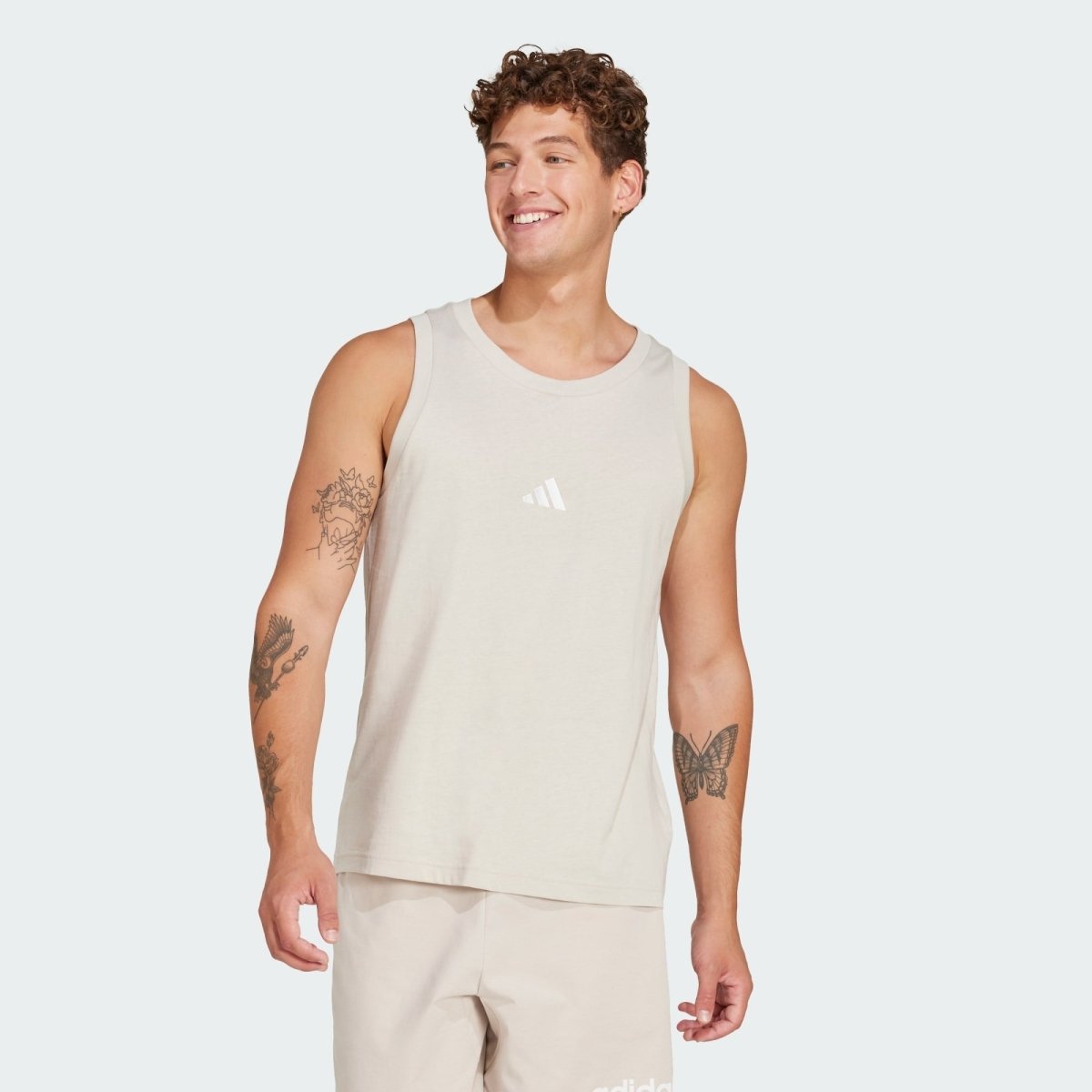 ADI Essentials Small Logo Tank Top - Smgarment's