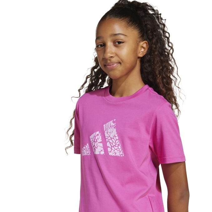 ADI Junior Girls Animal Logo Graphic T-Shirt - Smgarment's