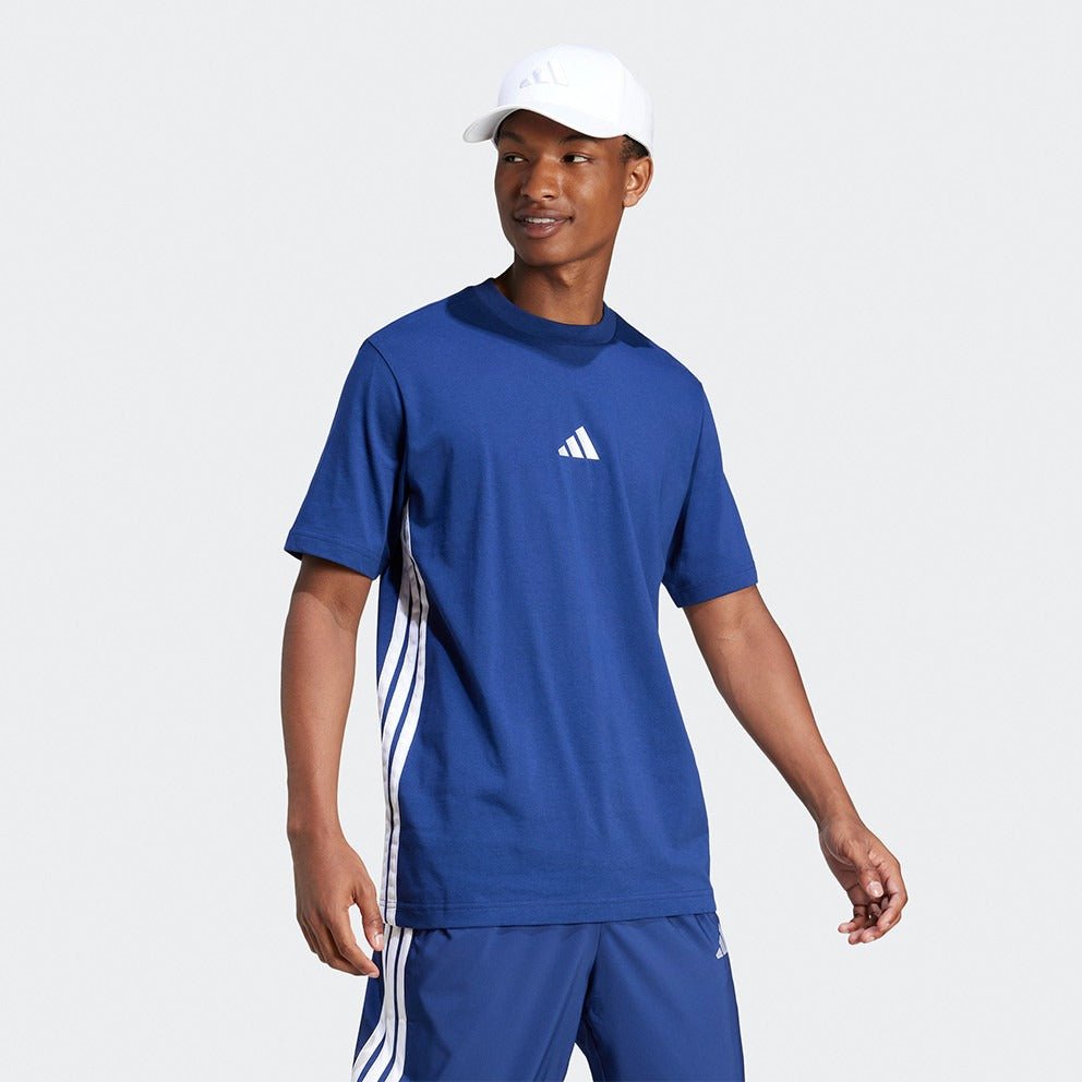 ADI Sportswear Essentials 3 - Stripes Μen's T-Shirt - Smgarment's
