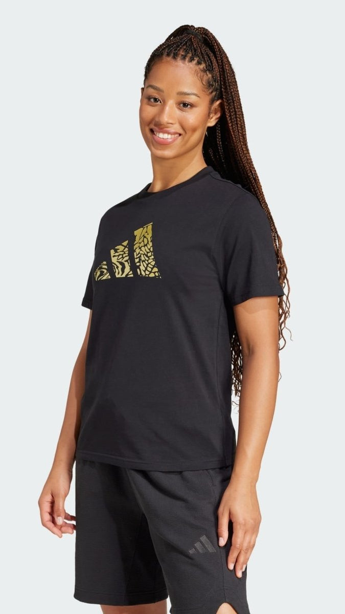 ADI Tech Metallic Graphic T-Shirt - Smgarment's