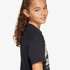 ADIDAS BLACK CAMOU LOGO T - SHIRT - Smgarment's