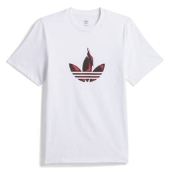 Men Trefoil Torch T-Shirt – White