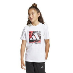 ADIDAS Unisex White Camo Graphic T-Shirt - Smgarment's