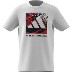 ADIDAS Unisex White Camo Graphic T-Shirt - Smgarment's