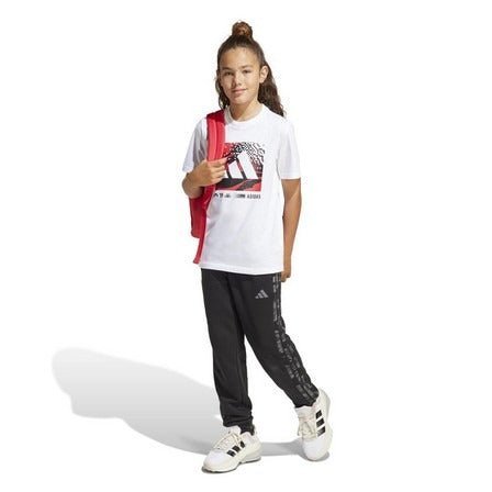 ADIDAS Unisex White Camo Graphic T-Shirt - Smgarment's