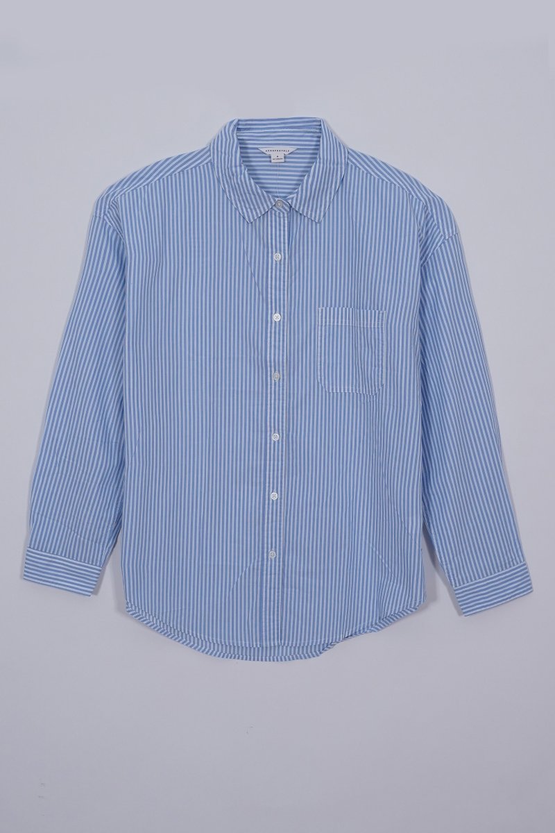 AEROPOSTALE Women's Long Sleeve Striped Shirt - Smgarment's