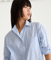 AEROPOSTALE Women's Long Sleeve Striped Shirt - Smgarment's