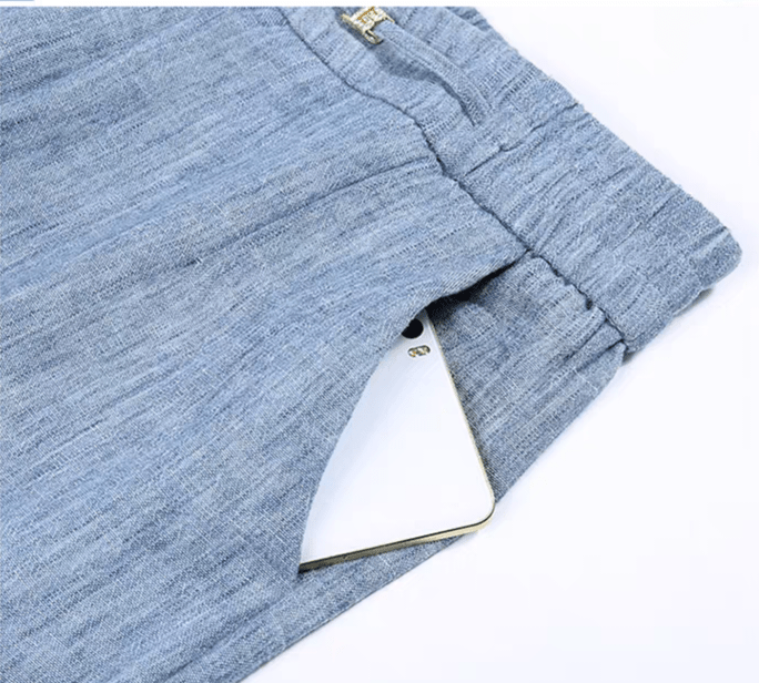 Airy Linen Blend Wide - Leg Women Trouser - Smgarment's