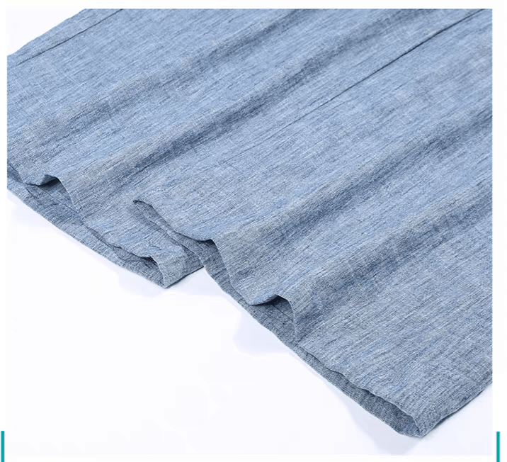 Airy Linen Blend Wide - Leg Women Trouser - Smgarment's