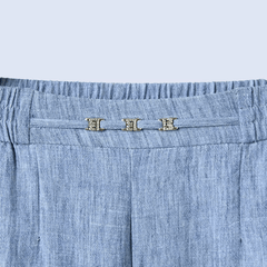 Airy Linen Blend Wide - Leg Women Trouser - Smgarment's