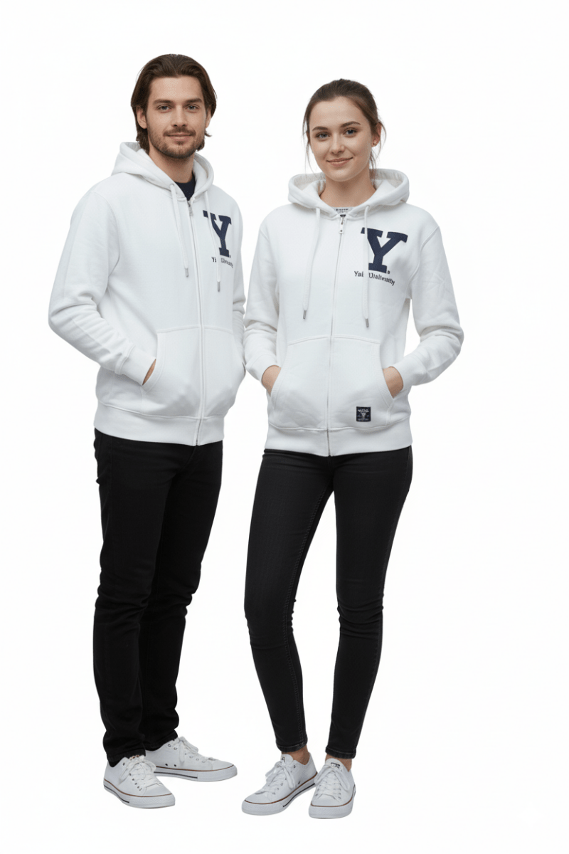 ALCOTT WOMENS EMROIDED ZIPPER HOODIE - Smgarment's