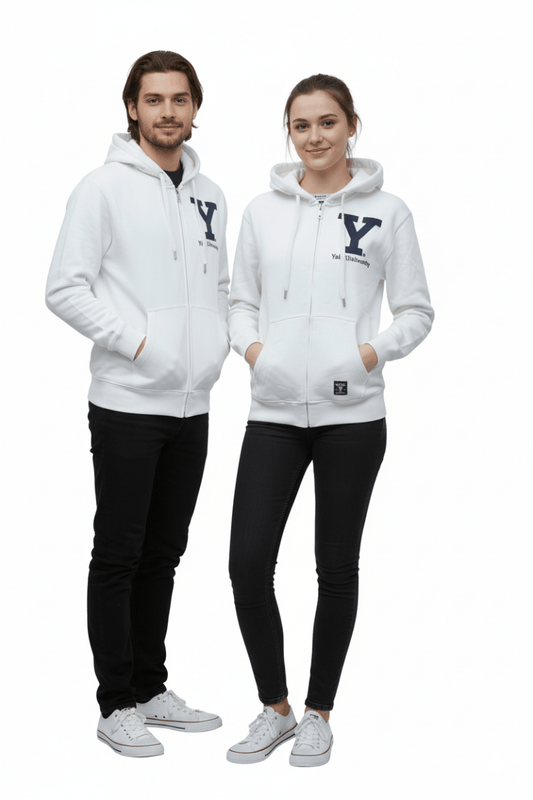 ALCOTT WOMENS EMROIDED ZIPPER HOODIE - Smgarment's