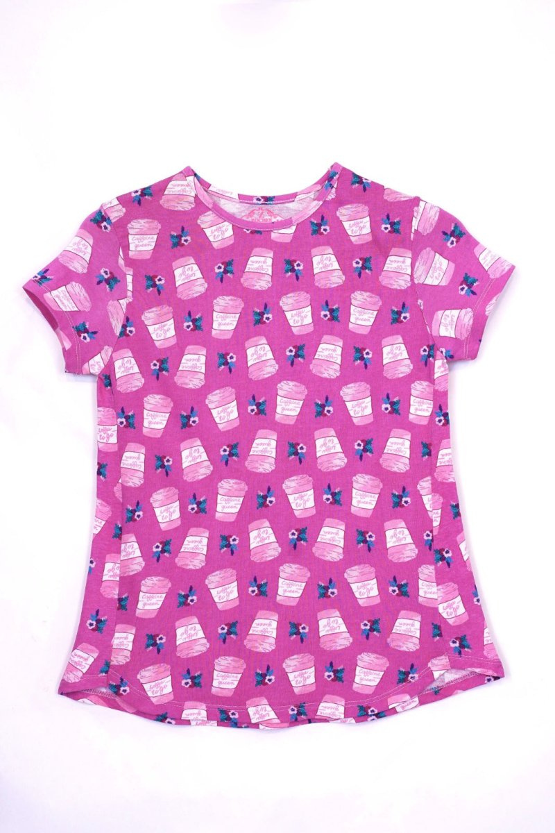 All OVER COFEE MUG PRINT T - SHIRT - Smgarment's