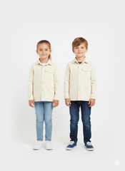 ALVARO A MORENO MANILA KIDS RAW OVERSHIRT - Smgarment's