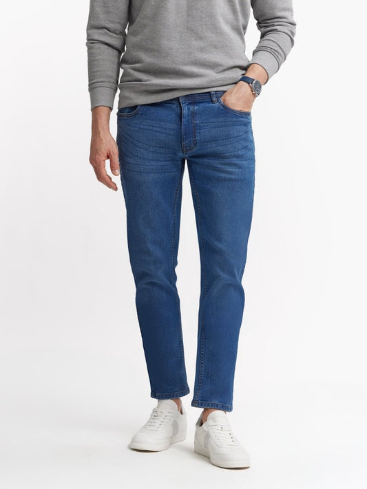 ALVARO MORENO STARK BLUE DENIM PANTS - Smgarment's