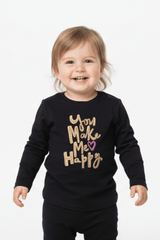 BABY GIRLS PRINTED FULL SLEEVED TEE - Smgarment's