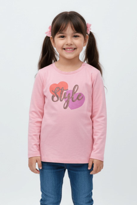 BABY GIRLS PRINTED FULL SLEEVED TEE - Smgarment's