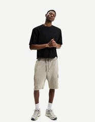 BERSHKA Plush Cargo Bermuda Shorts - Smgarment's